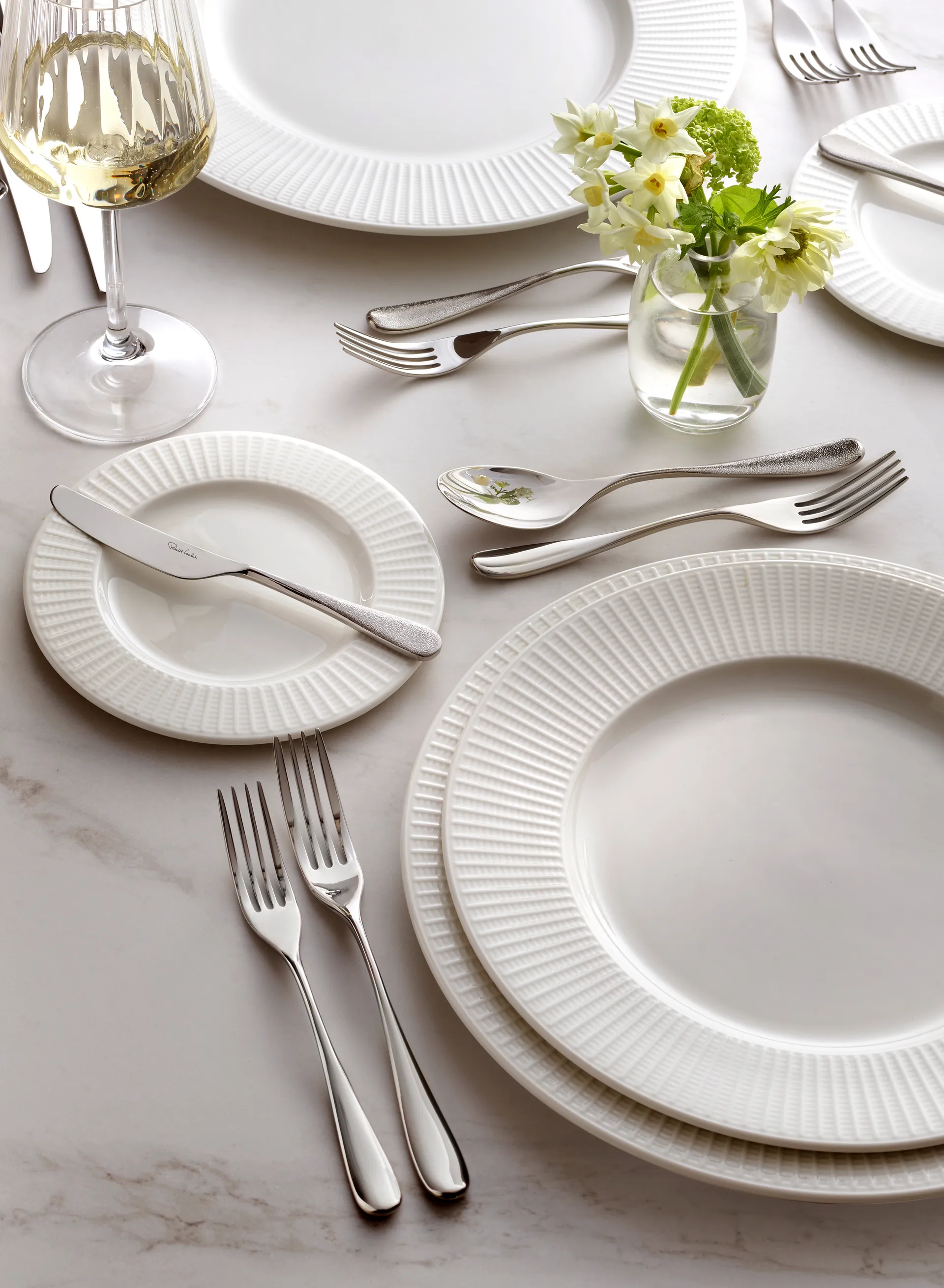 Sandstone smørkniv blank, Rustfritt stål Robert Welch