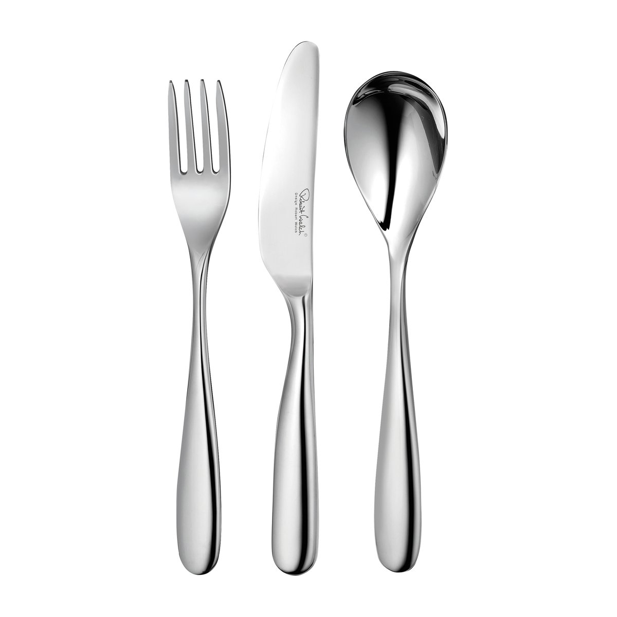 Robert Welch Stanton Bright barnebestikk 3 deler Rustfritt stål