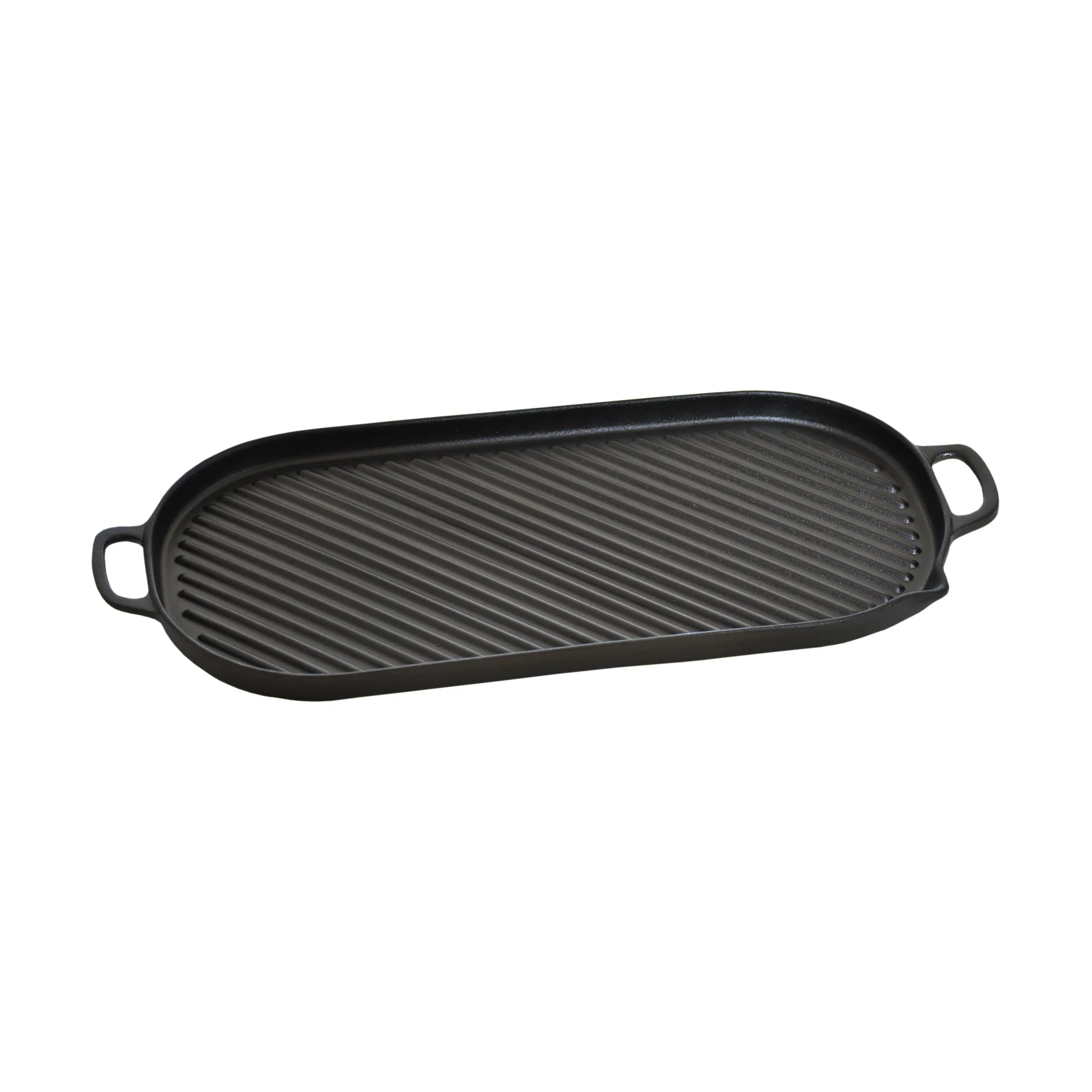 Rondo grillplate, 23x47cm med håndtak og helletut Ronneby Bruk