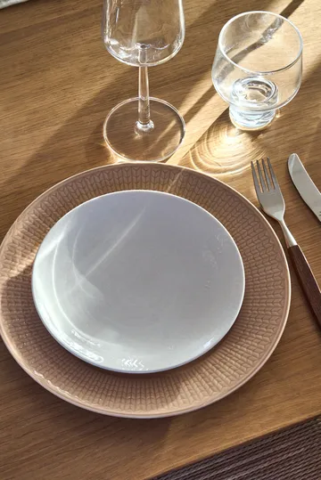 Blå ild tallerken - Hvit, 23 cm - Rörstrand