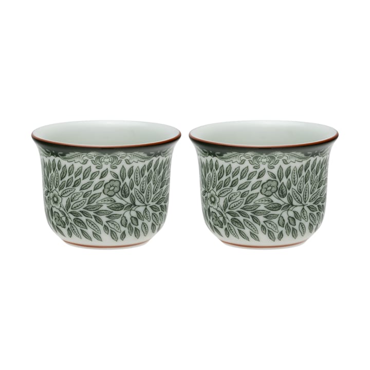 Ostindia Floris eggeglass 2-pakk - Grønn - Rörstrand