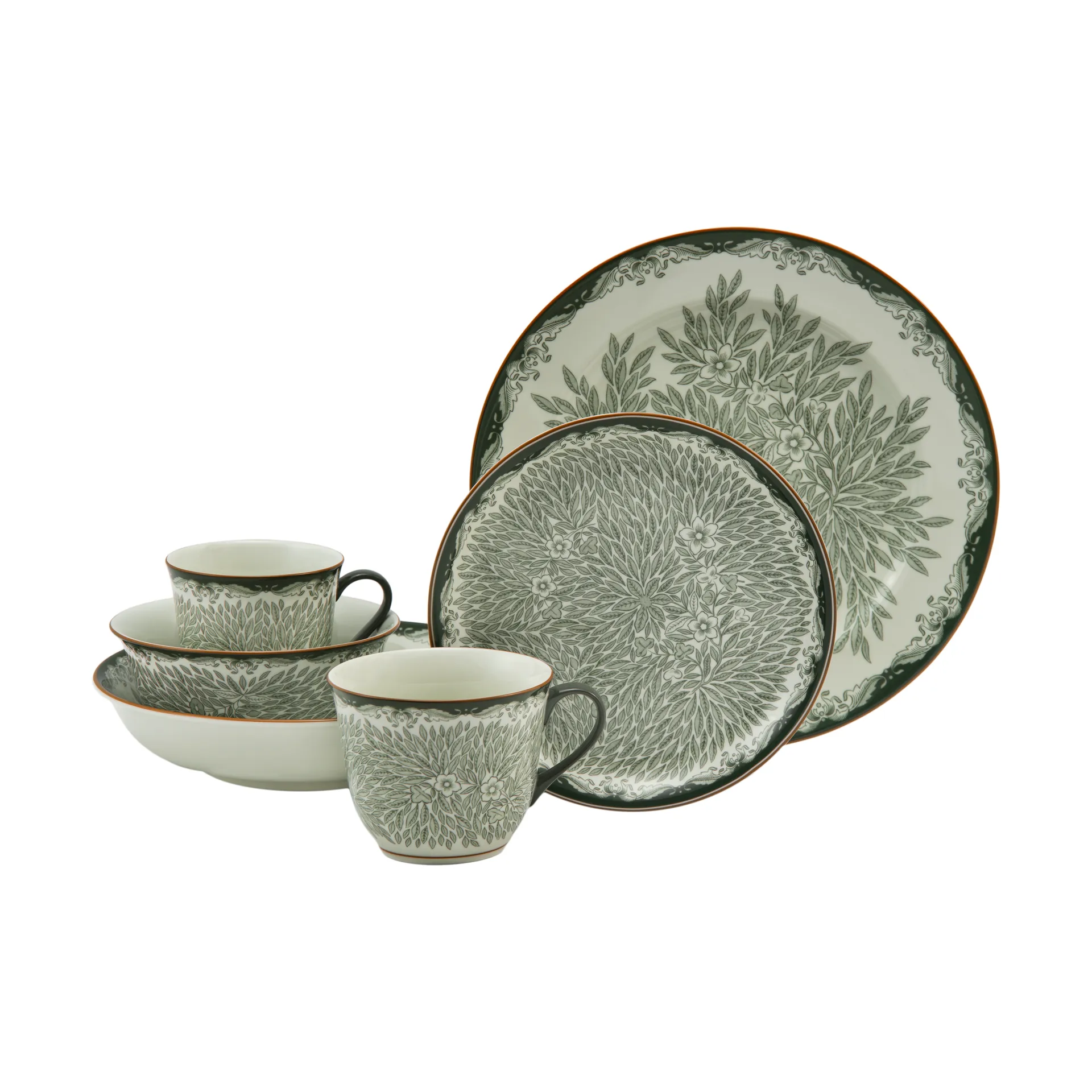 Ostindia Floris kopp 30 cl, Grønn Rörstrand