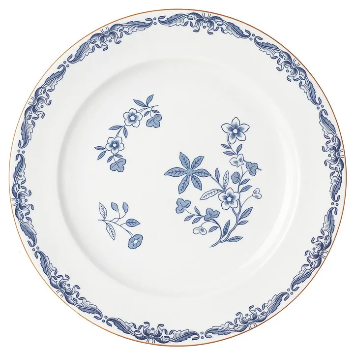 Ostindia tallerken flat - Blå, Ø27 cm - Rörstrand