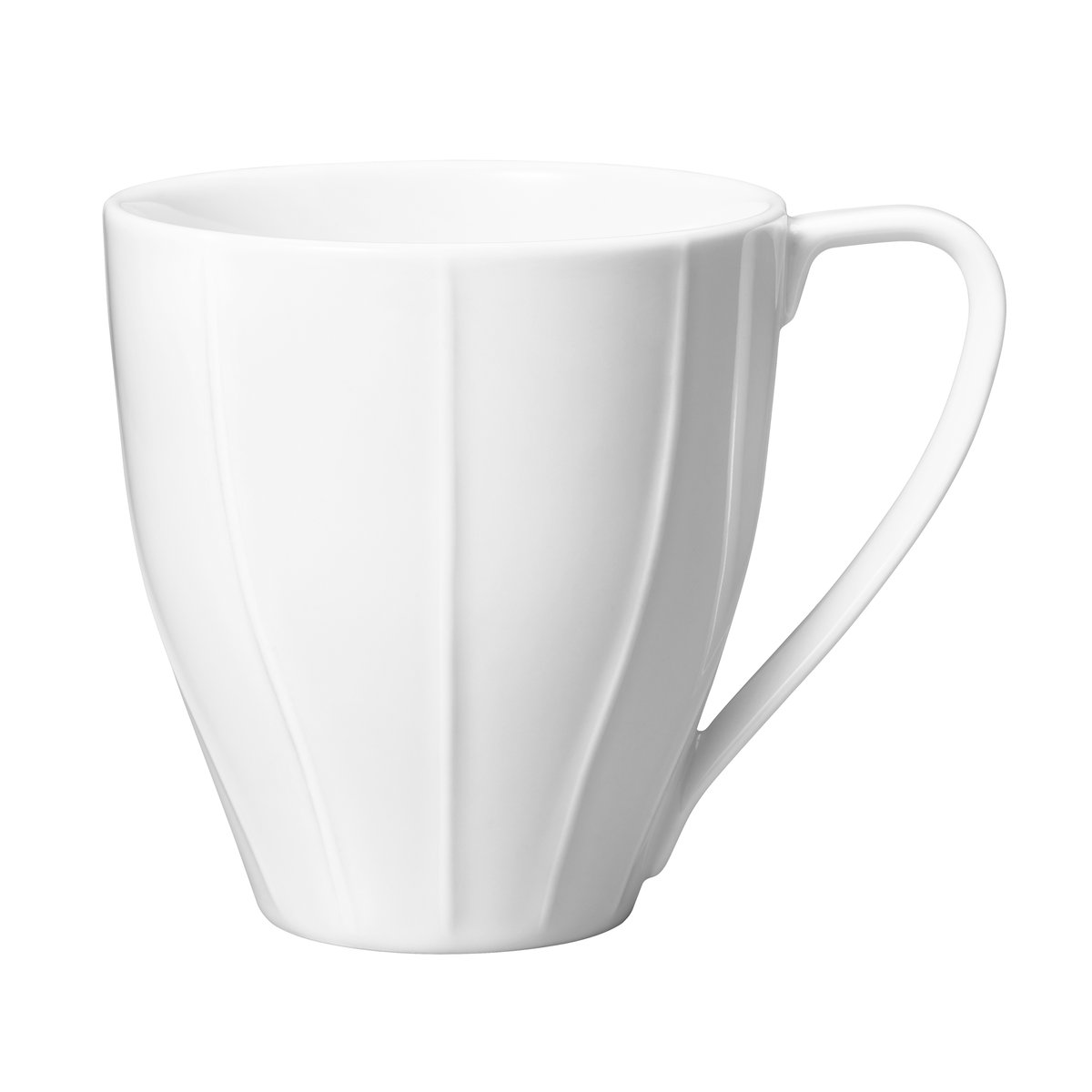 Rörstrand Pli Blanc kopp 34 cl Hvit