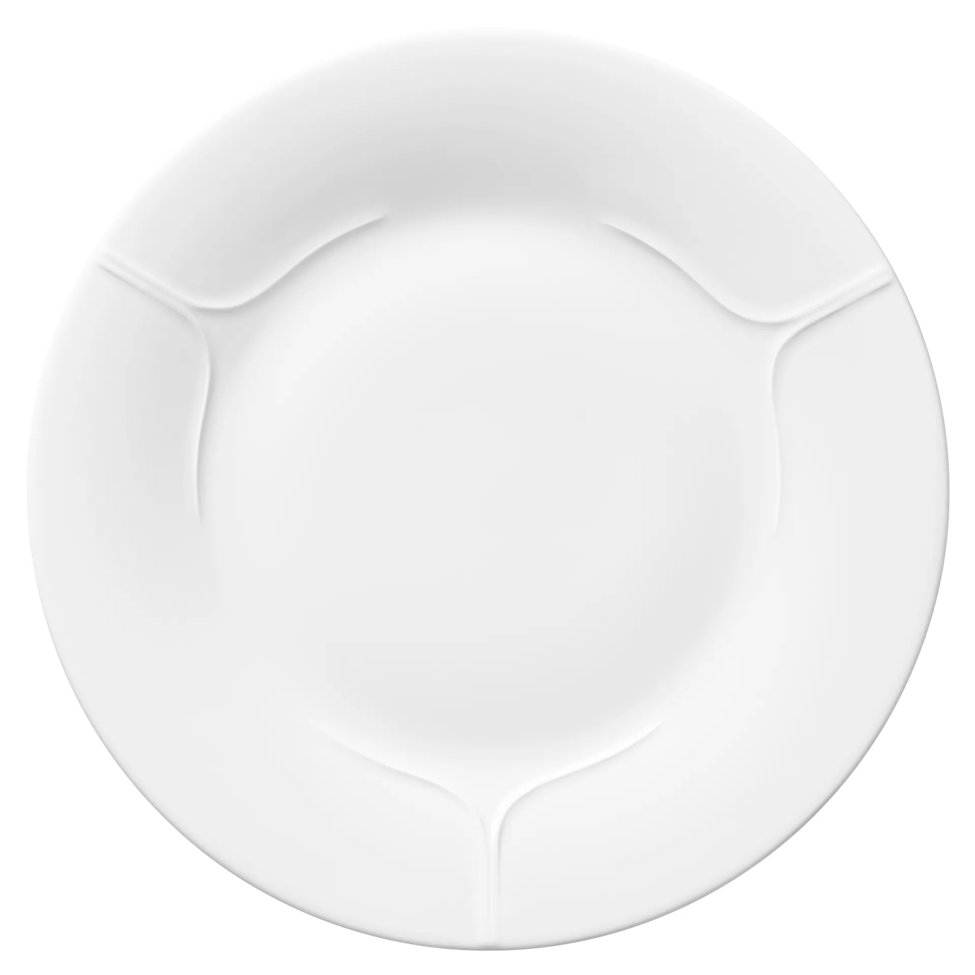Pli Blanc tallerken 26 cm, Hvit Rörstrand