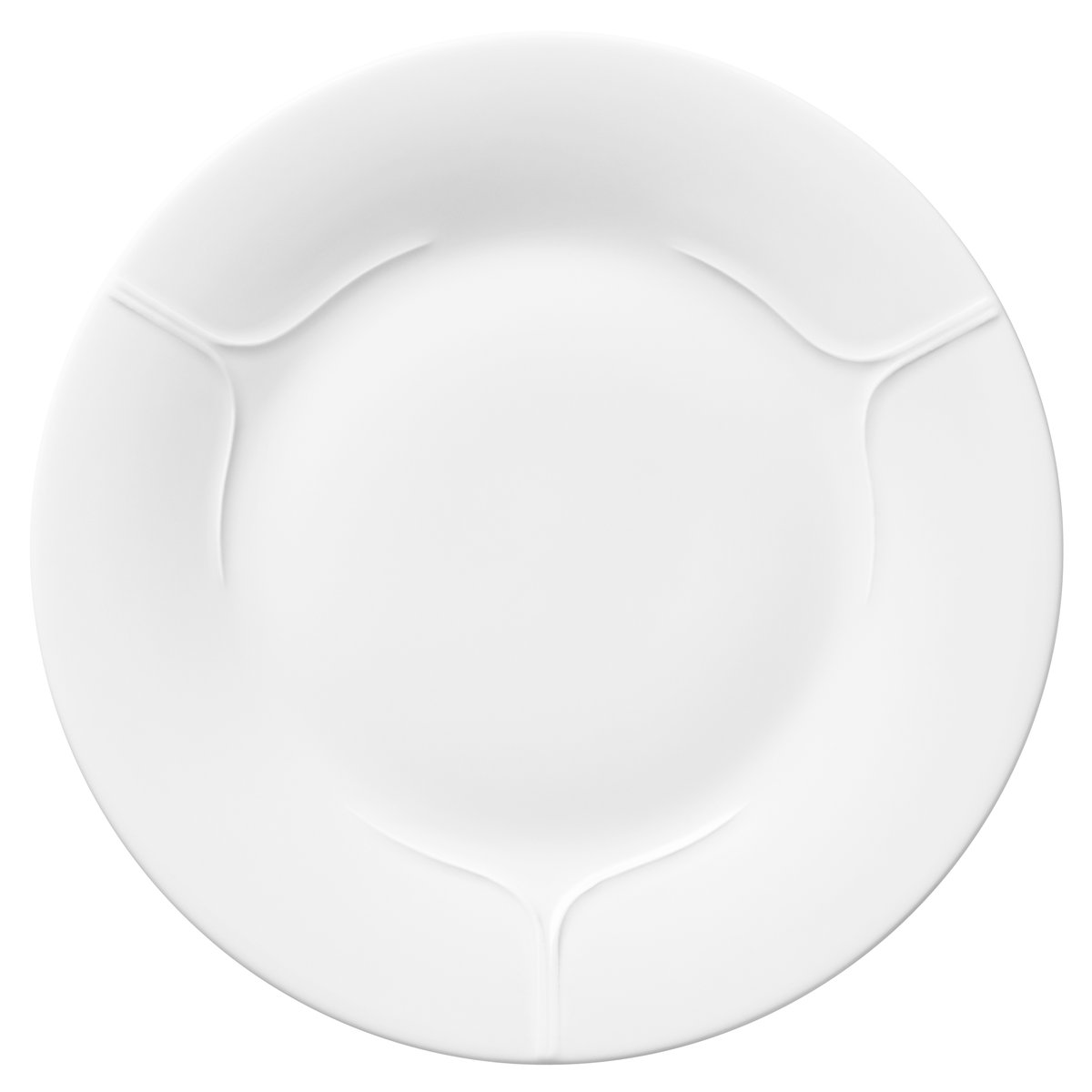 Rörstrand Pli Blanc tallerken 26 cm Hvit