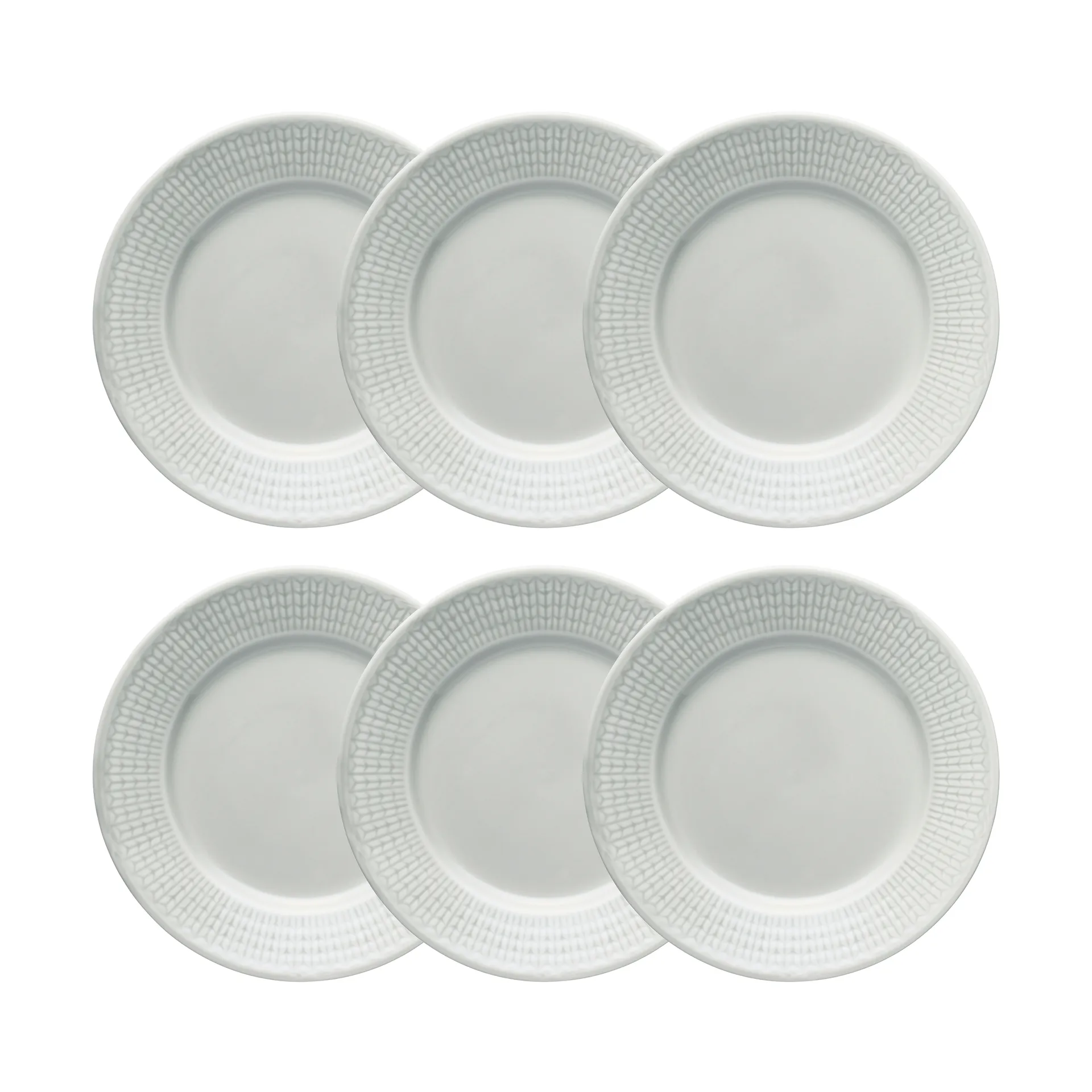 Swedish Grace asjett 6-pk Tåke (grå) Rörstrand