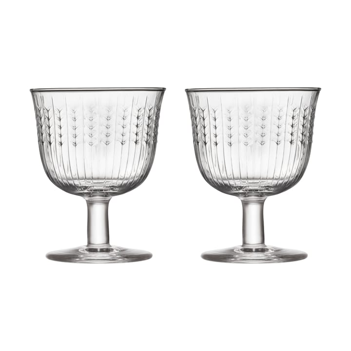Swedish Grace drikkeglass på fot 25 cl 2-pakk - Klar - Rörstrand