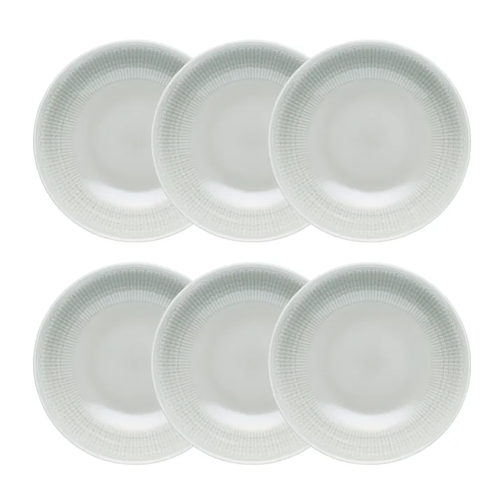 Swedish Grace dyp tallerken 6-pk Tåke (grå) - Rörstrand