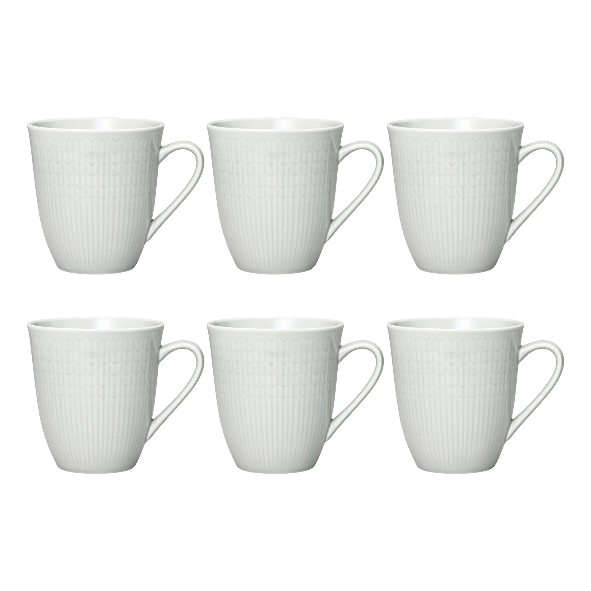 Swedish Grace stor kopp 6-pk Tåke (grå) Rörstrand