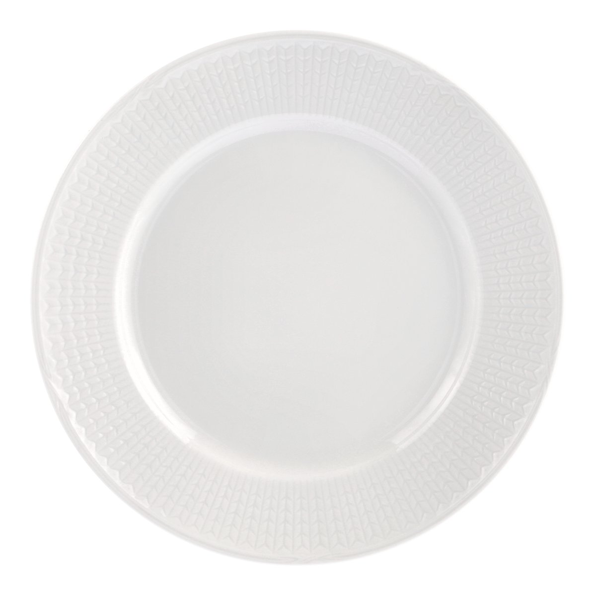 Swedish Grace tallerken 27 cm 6-pakk snø (hvit) hvit