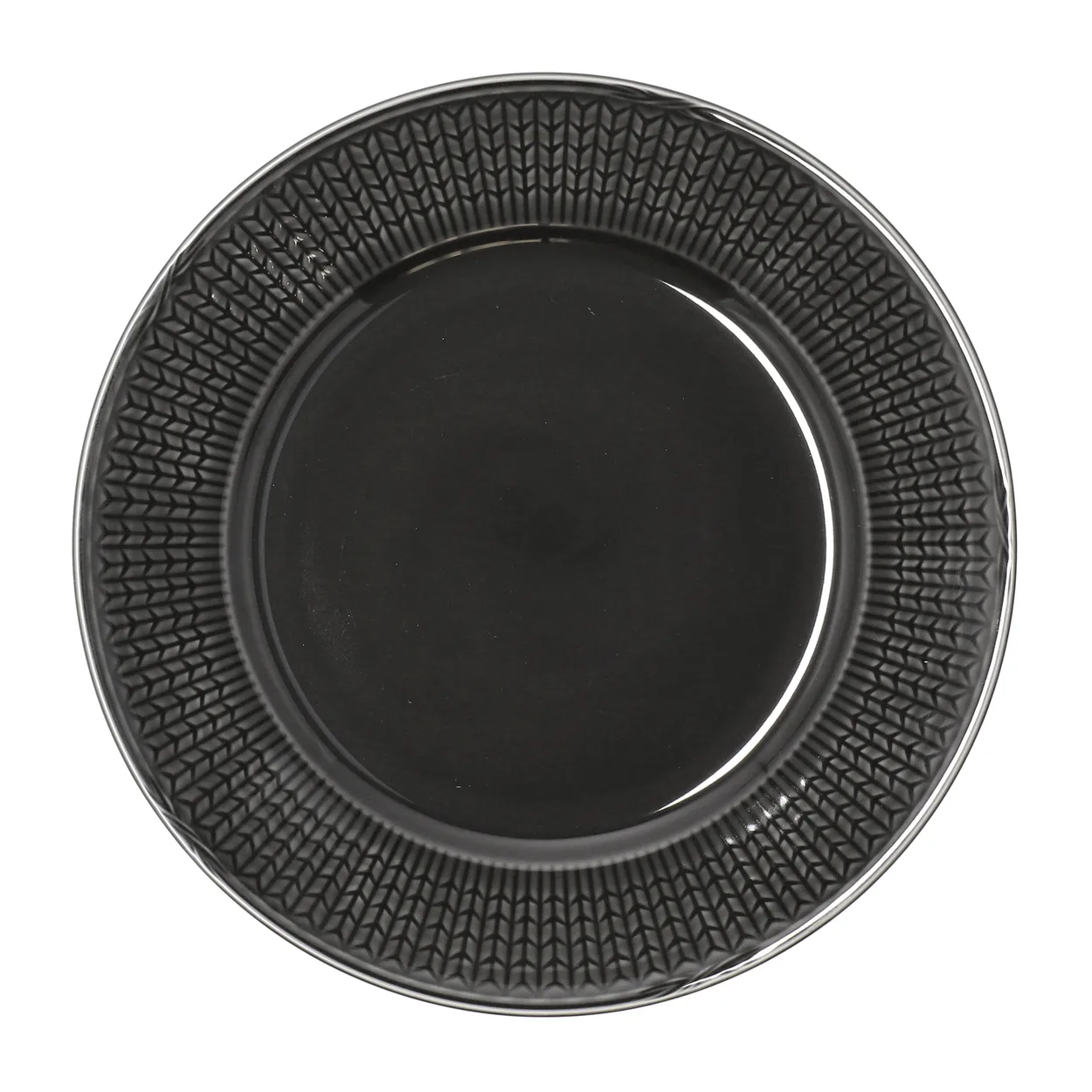 Rörstrand Swedish Grace tallerken Ø27 cm stein (mørkgrå)