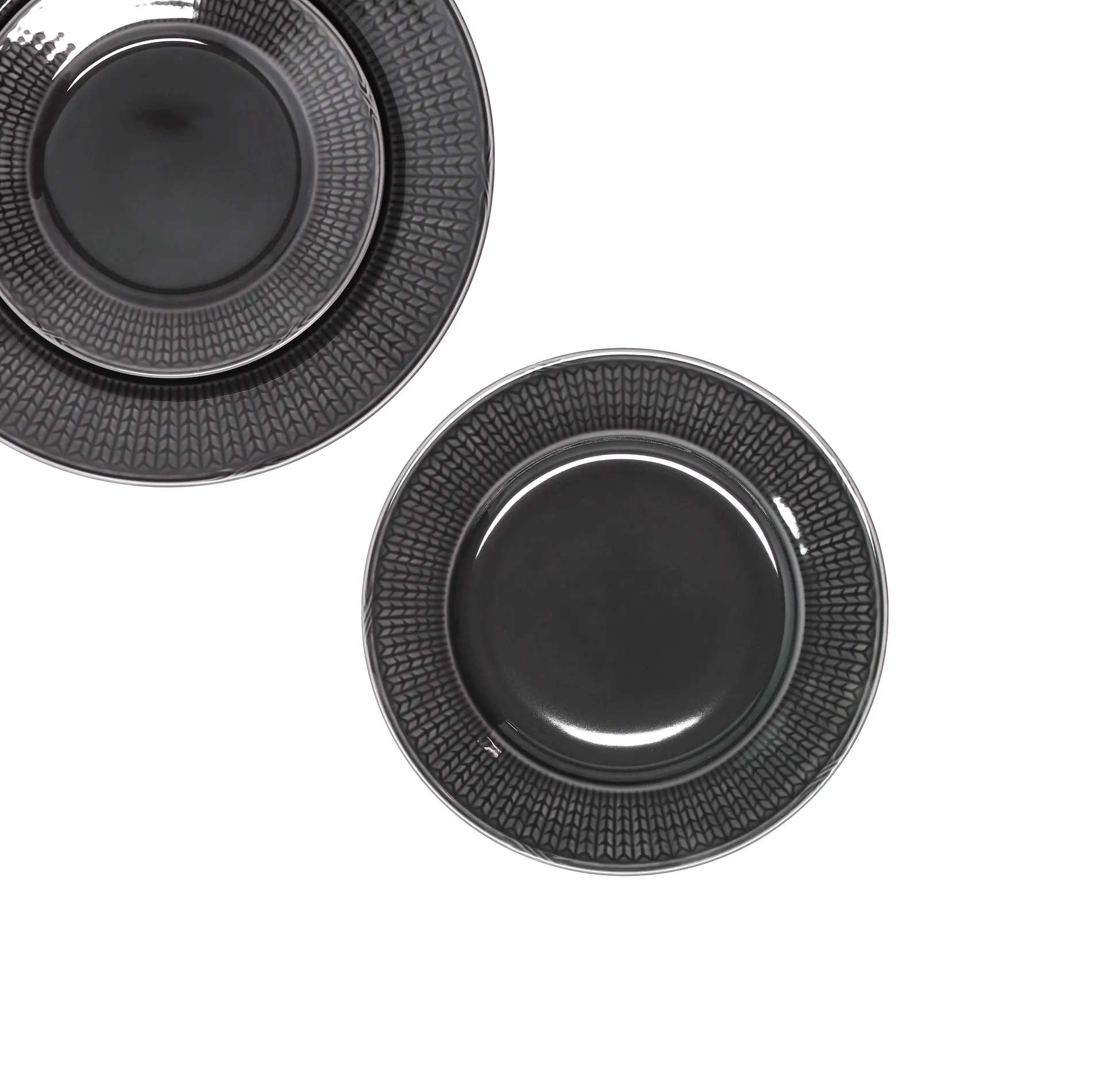 Swedish Grace tallerken liten Ø21 cm, stein (mørkgrå) Rörstrand