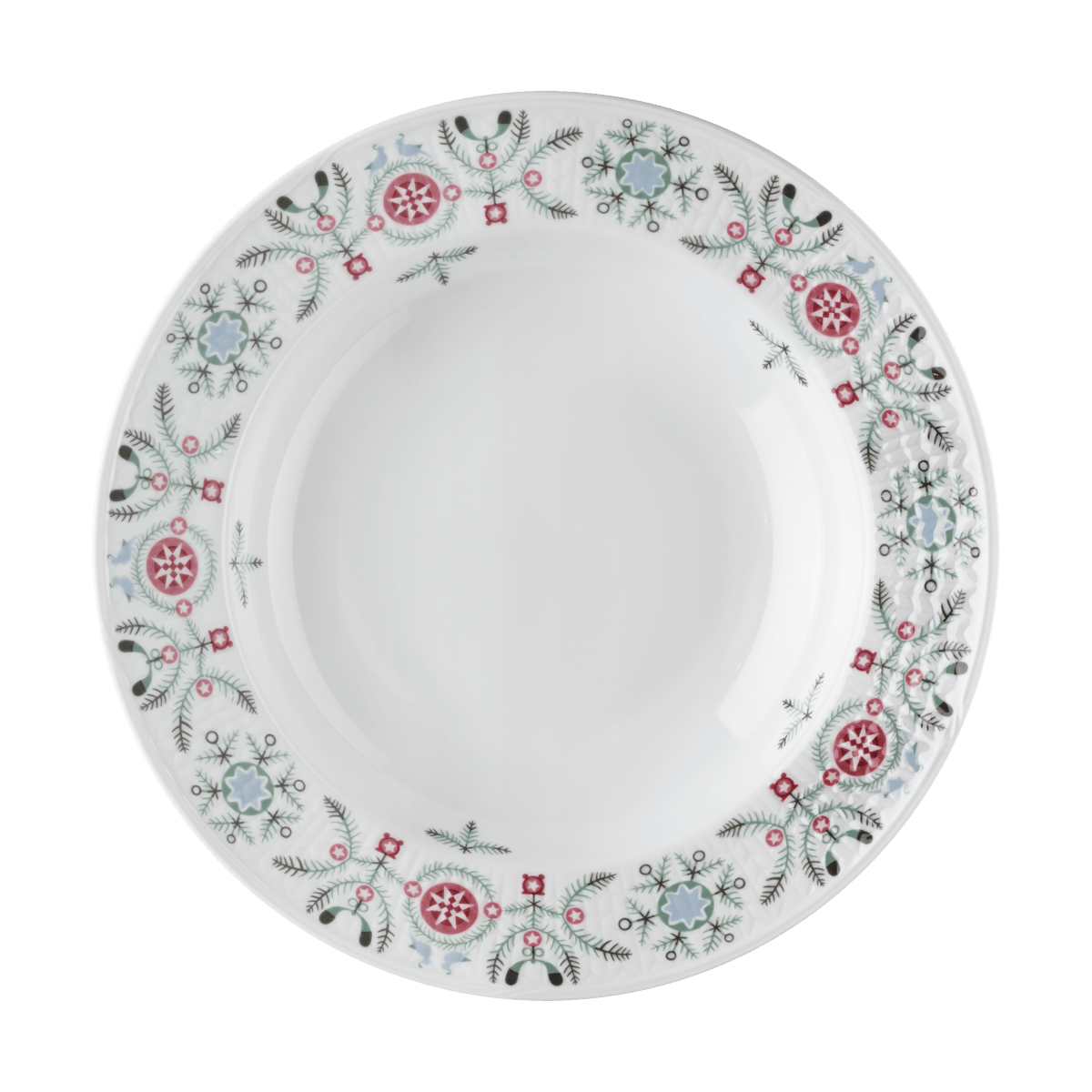 Swedish Grace Winter dyp tallerken Ø25 cm Hvit