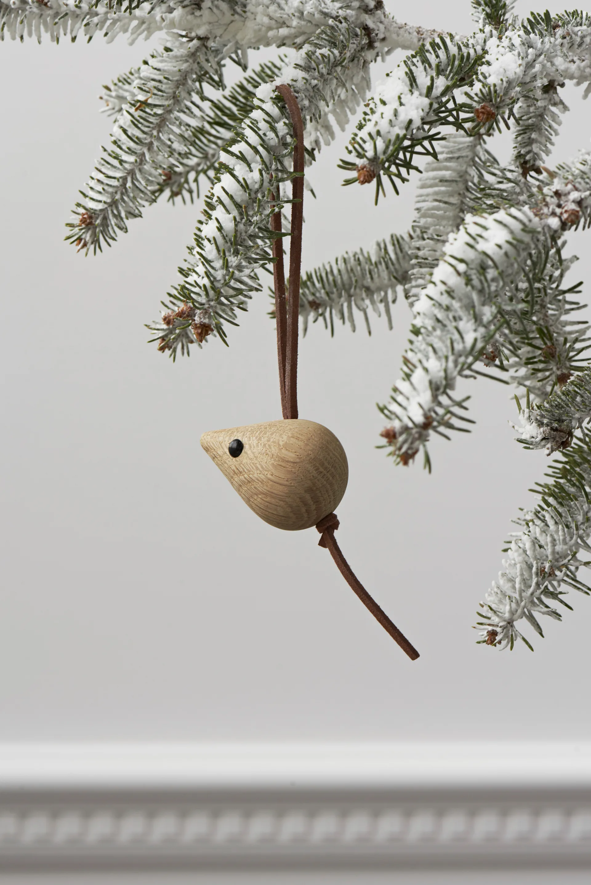 Forest tales mus juletrepynt 4 cm, Eik  Rosendahl