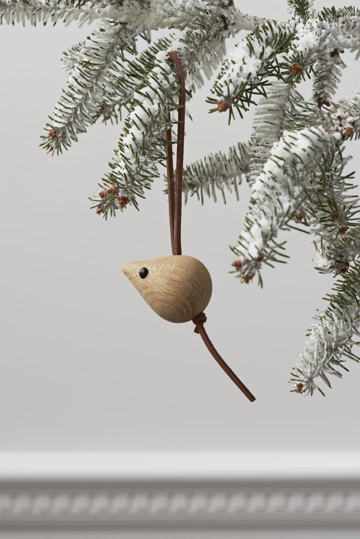 Forest tales mus juletrepynt 4 cm, Eik  Rosendahl