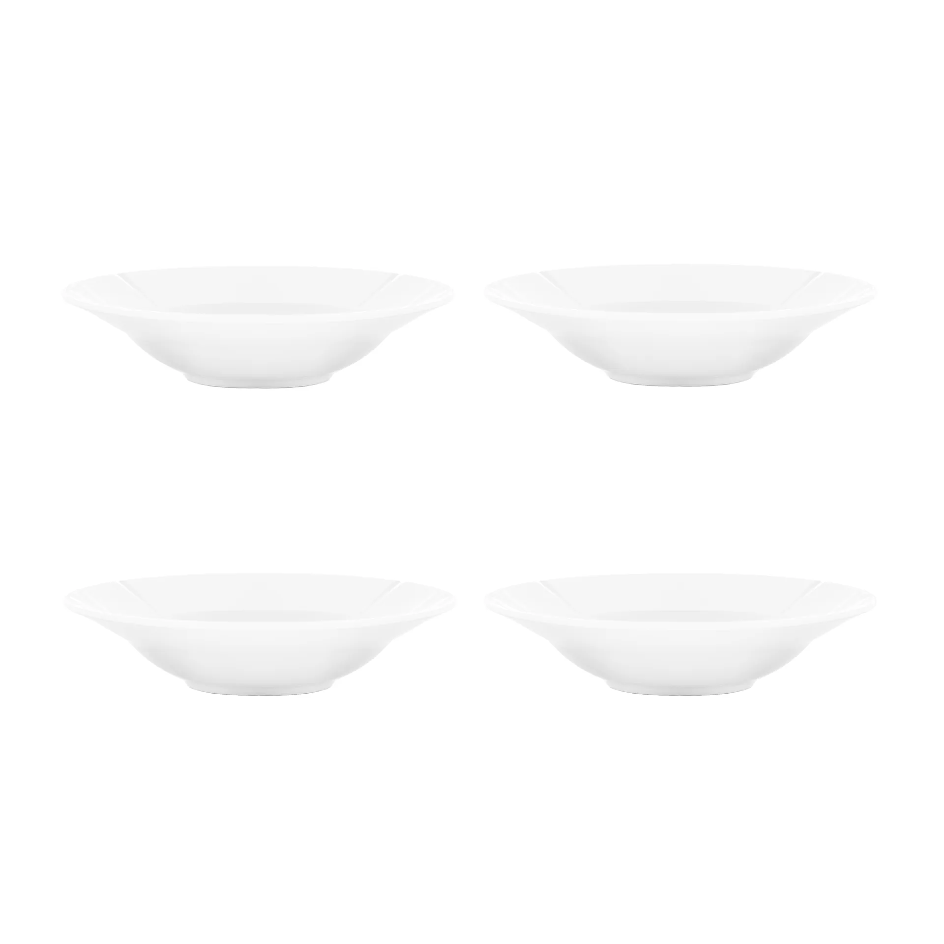Grand Cru dyp tallerken Ø 25 cm 4-pakning, Hvit Rosendahl