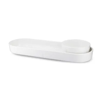 Grand Cru ovalt serveringsfat - Hvit, 12x34 cm - Rosendahl