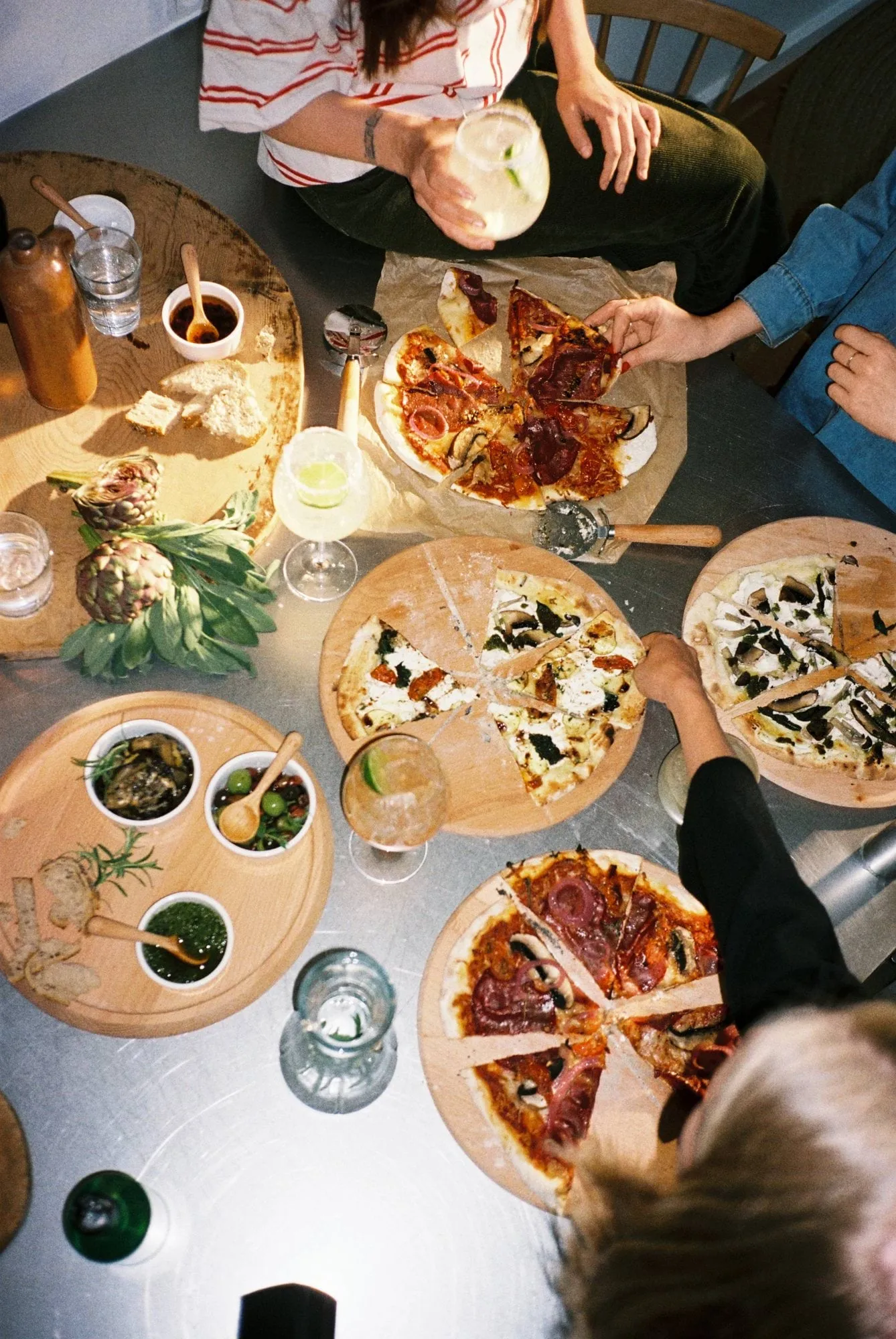 Grand Cru pizzabrett og pizzaskjærer, Bøk, Ø35 cm Rosendahl
