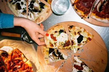 Grand Cru pizzabrett og pizzaskjærer - Bøk, Ø35 cm - Rosendahl
