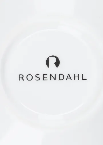 Grand Cru snacksskål og skje - Hvit, Ø9 cm - Rosendahl