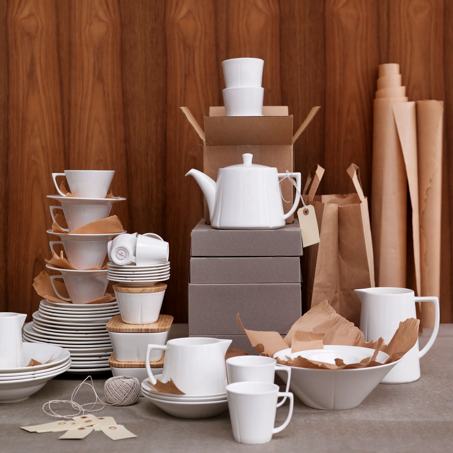 Grand Cru tekopp med skål, hvit Rosendahl