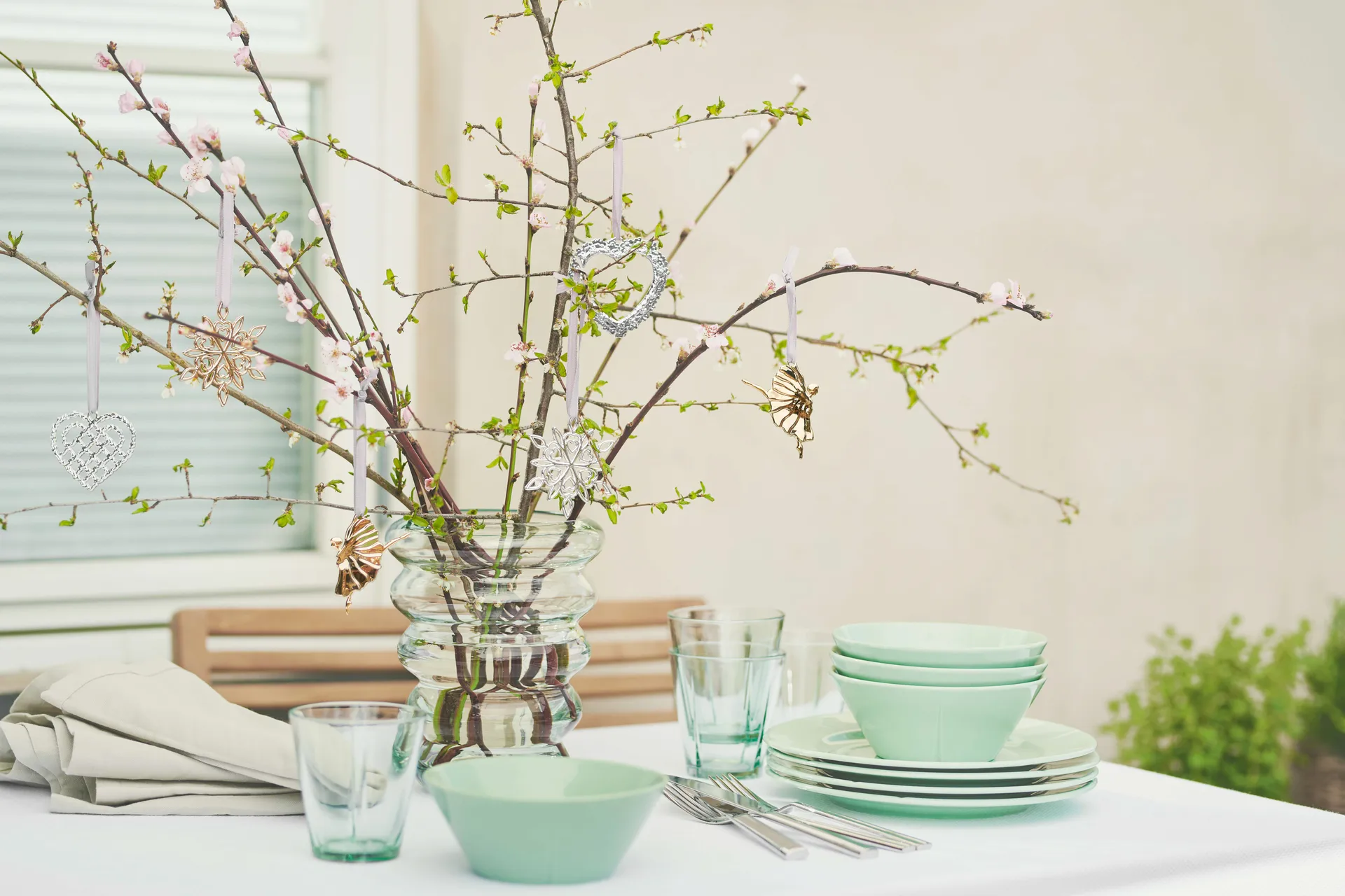 Karen Blixen juletrepynt Blomsterhjerte, Sølv Rosendahl