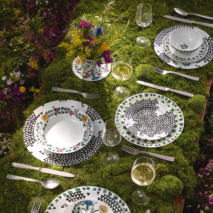 Magic Garden Foliage tallerken 21 cm, Hvit-grønn Rosenthal