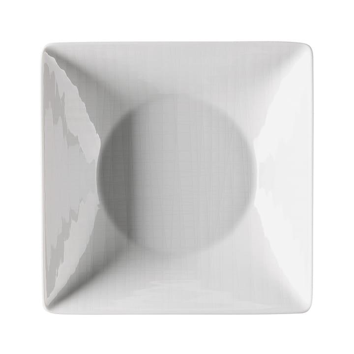 Mesh kvadratisk dyp tallerken 20 cm, hvit Rosenthal