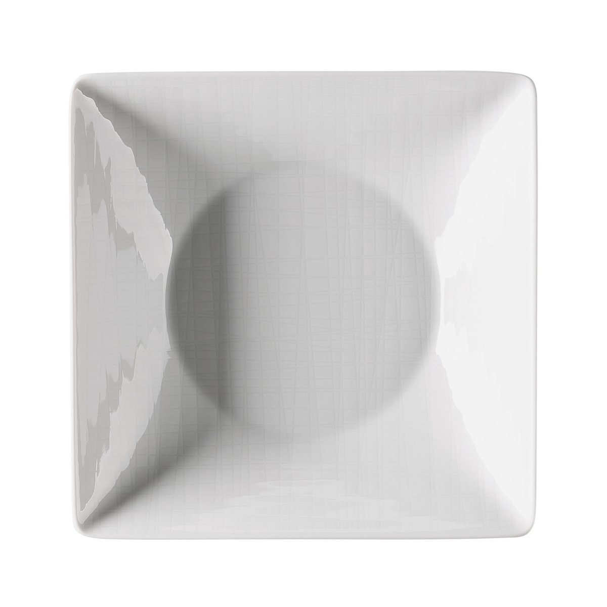 Rosenthal Mesh kvadratisk dyp tallerken 20 cm hvit