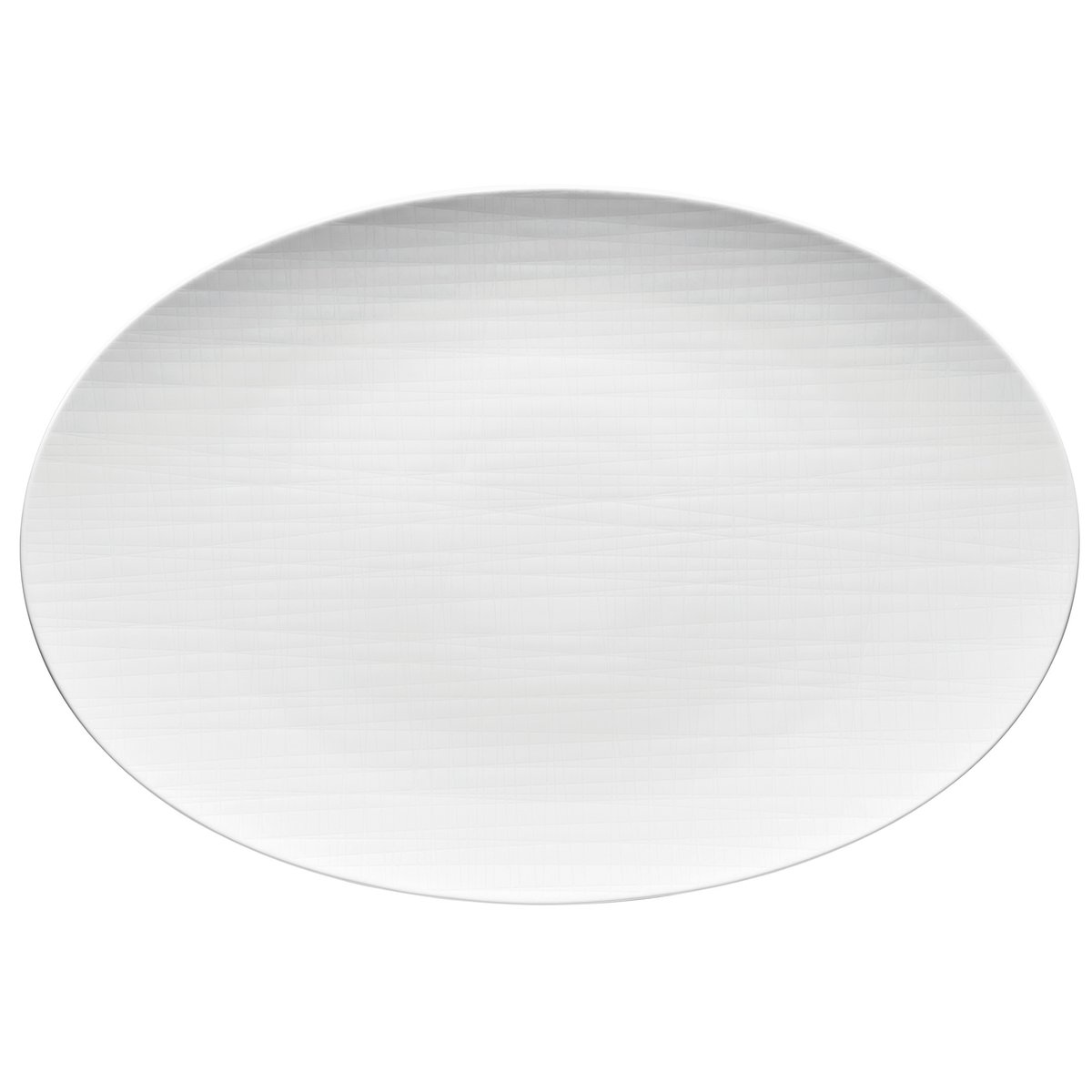 Mesh serveringsfat 38 cm Hvit