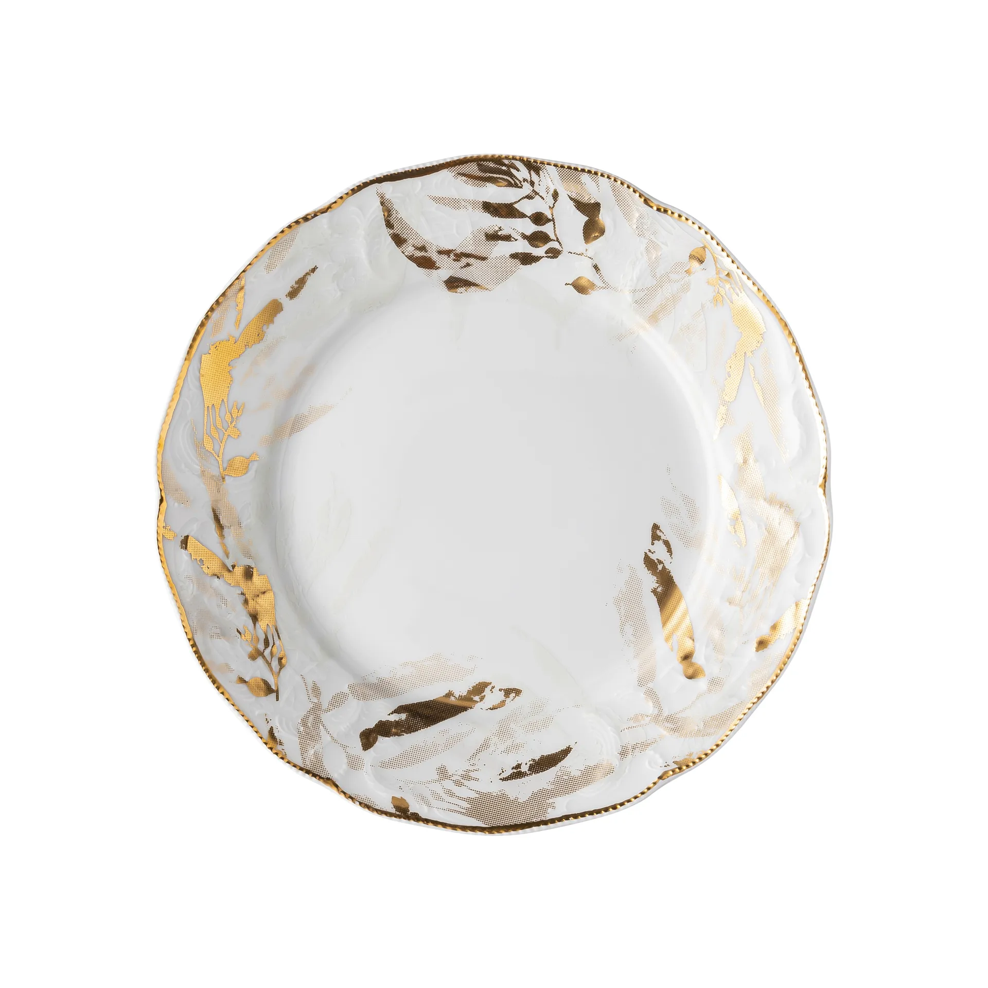 Rosenthal Heritage Midas tallerken 21 cm, Hvit-gull Rosenthal