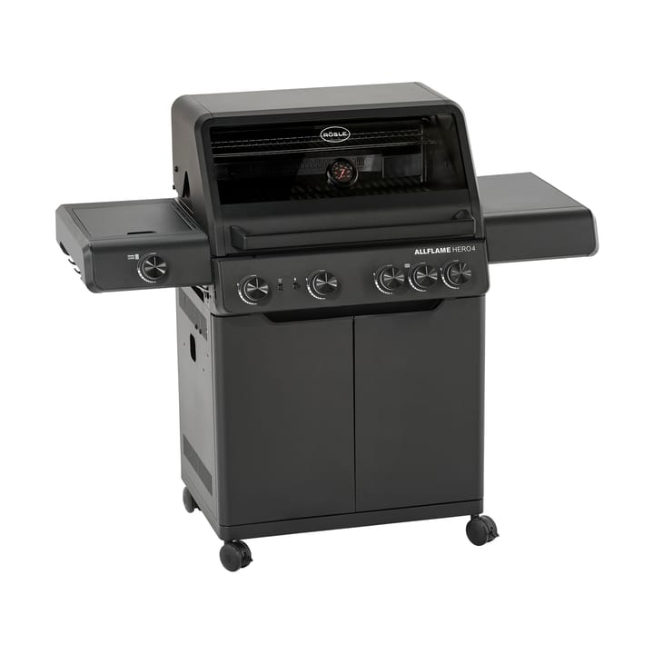 AllFlame Hero 4 gassgrill - Svart - Rösle