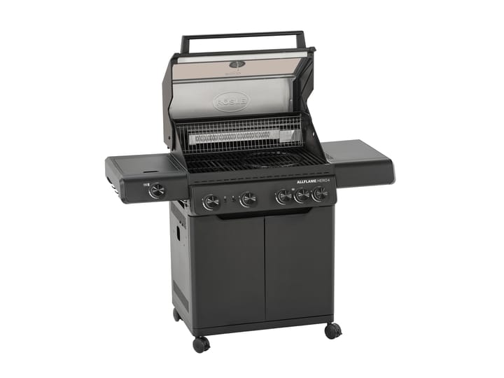 AllFlame Hero 4 gassgrill, Svart Rösle