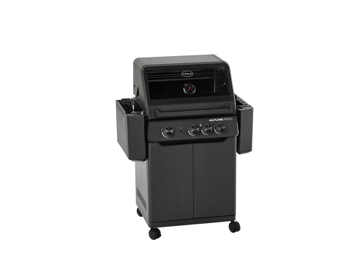 AllFlame Peer 3 gassgrill, Svart Rösle