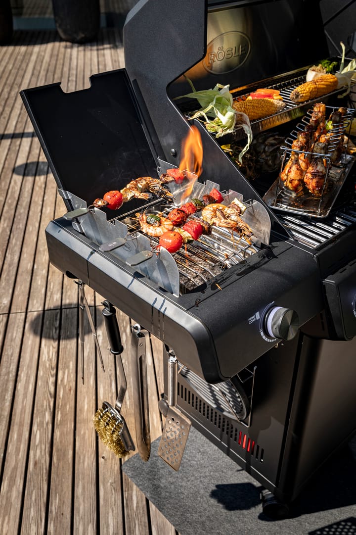 Rösle grillbørste 47x8,5x8,5 cm, Stål-svart Rösle