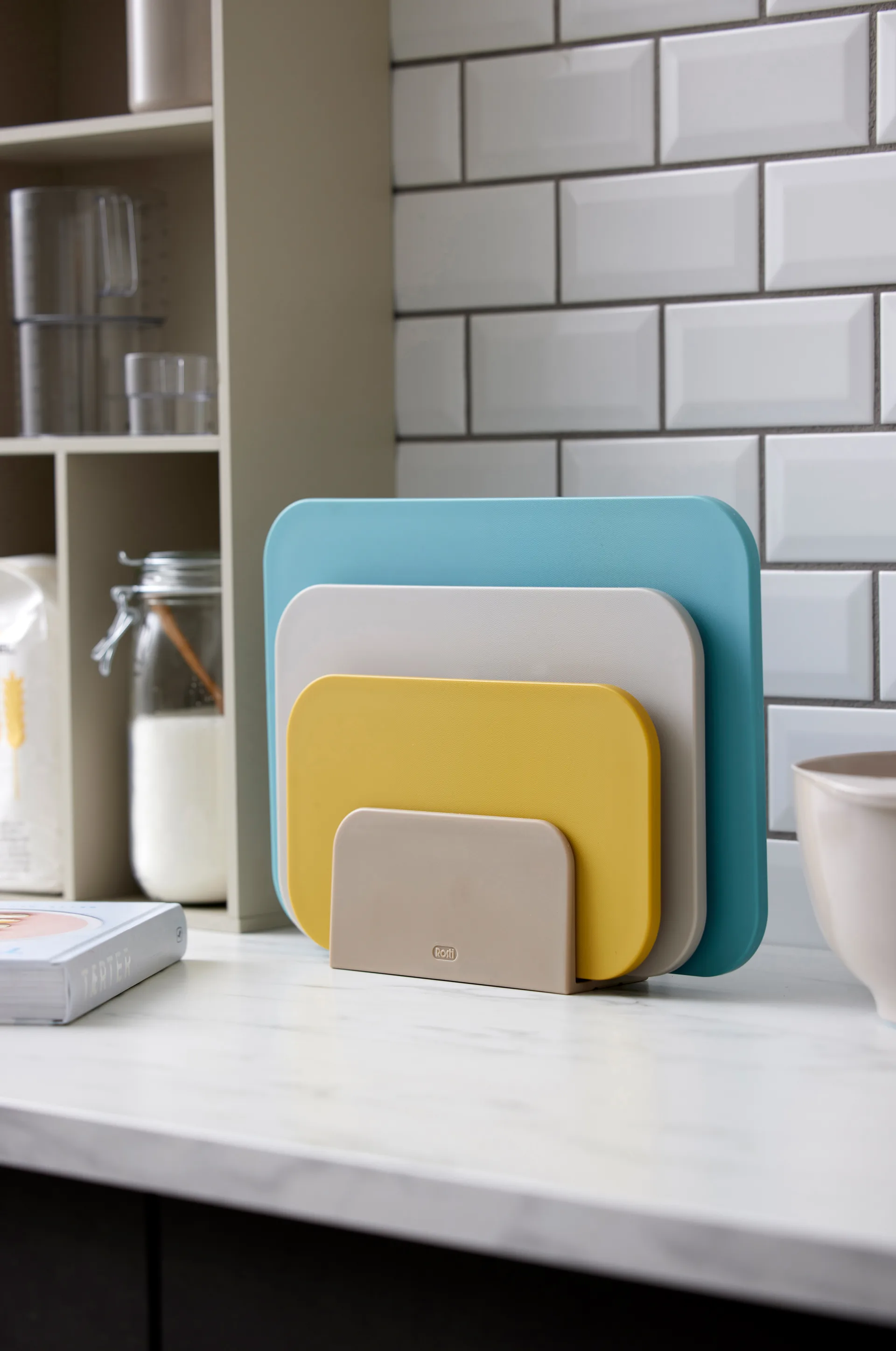 Choptima skjærefjøl sett 3 deler m/ holder, Ocean Rosti