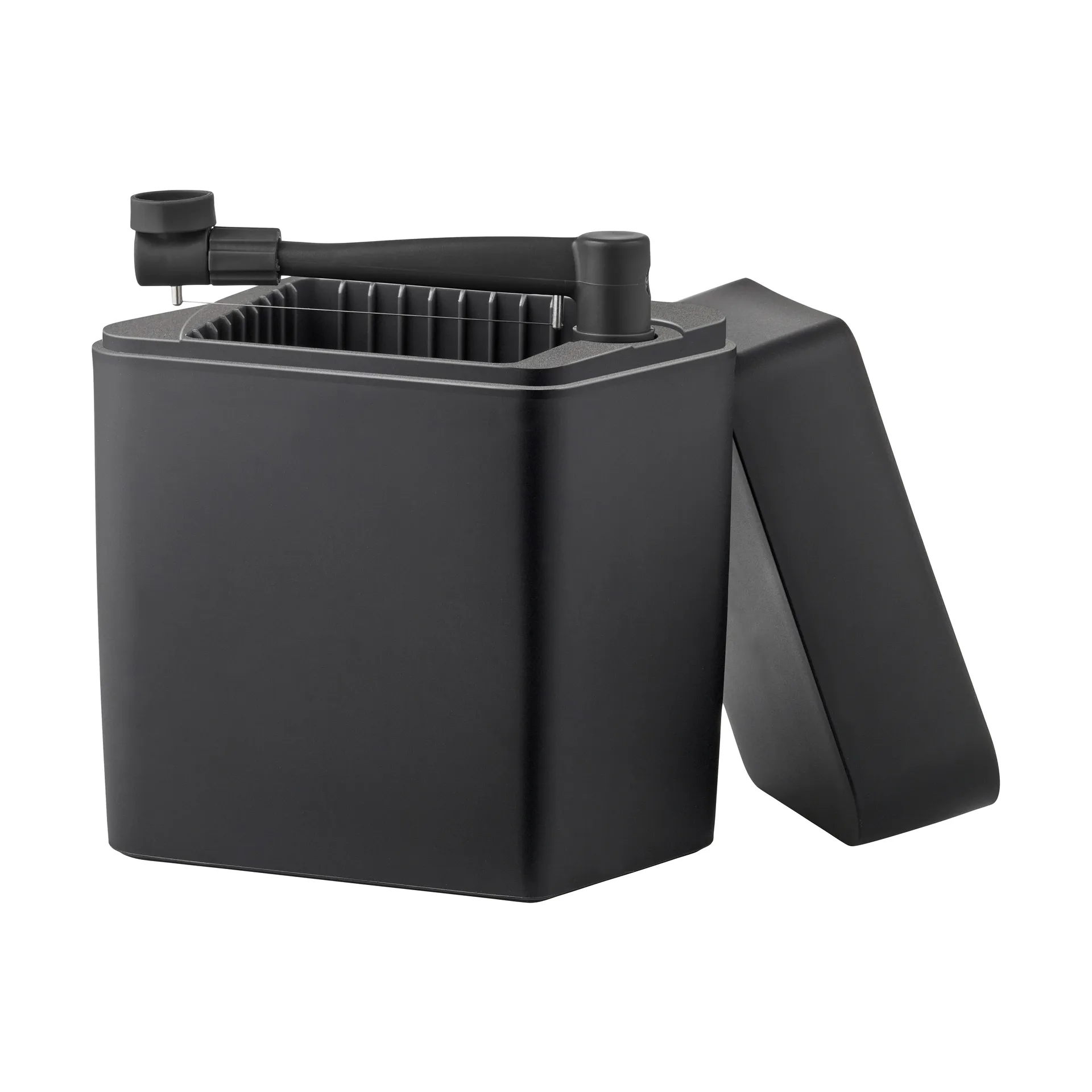 Classic osteboks inkl. osteskjærer 16,5x10x19 cm, Svart Rosti