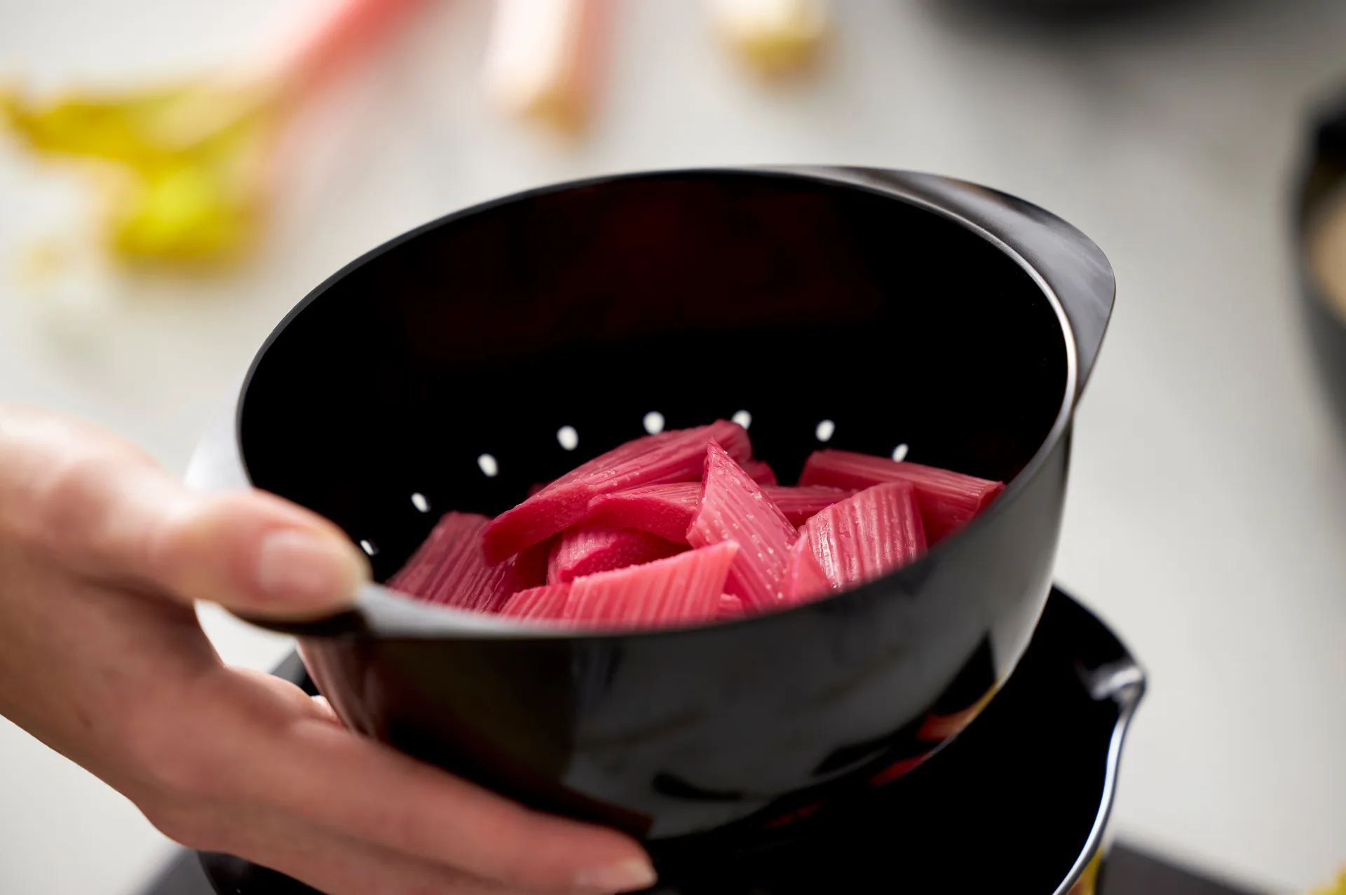 Margrethe dørslag til bolle 1,5 L, Black Rosti