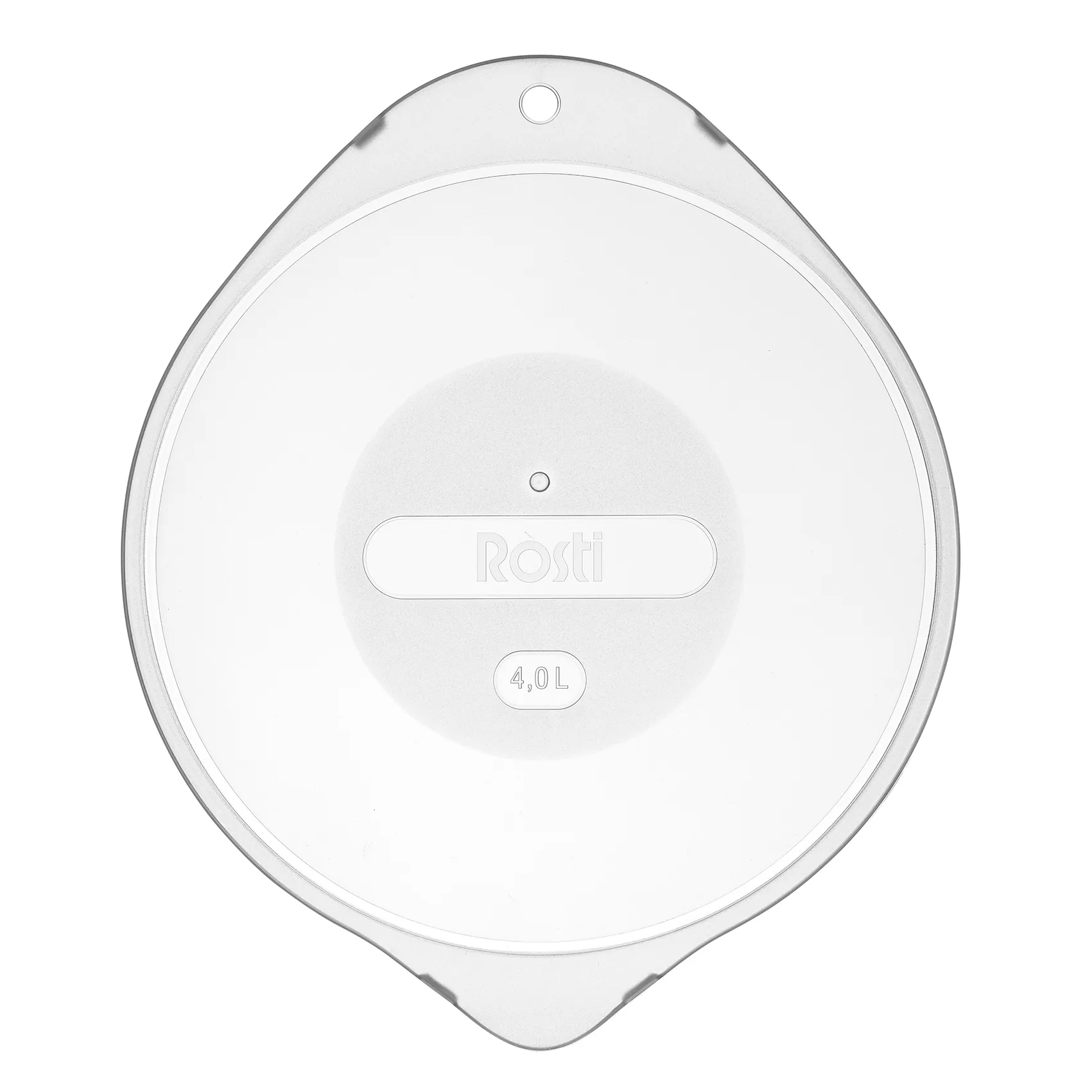 Margrethe lokk til skål 4 l, Klar Rosti