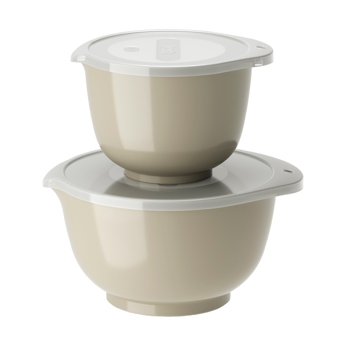 Bilde av - NEW Margrethe bowls, Set of 2 + lids - Humus