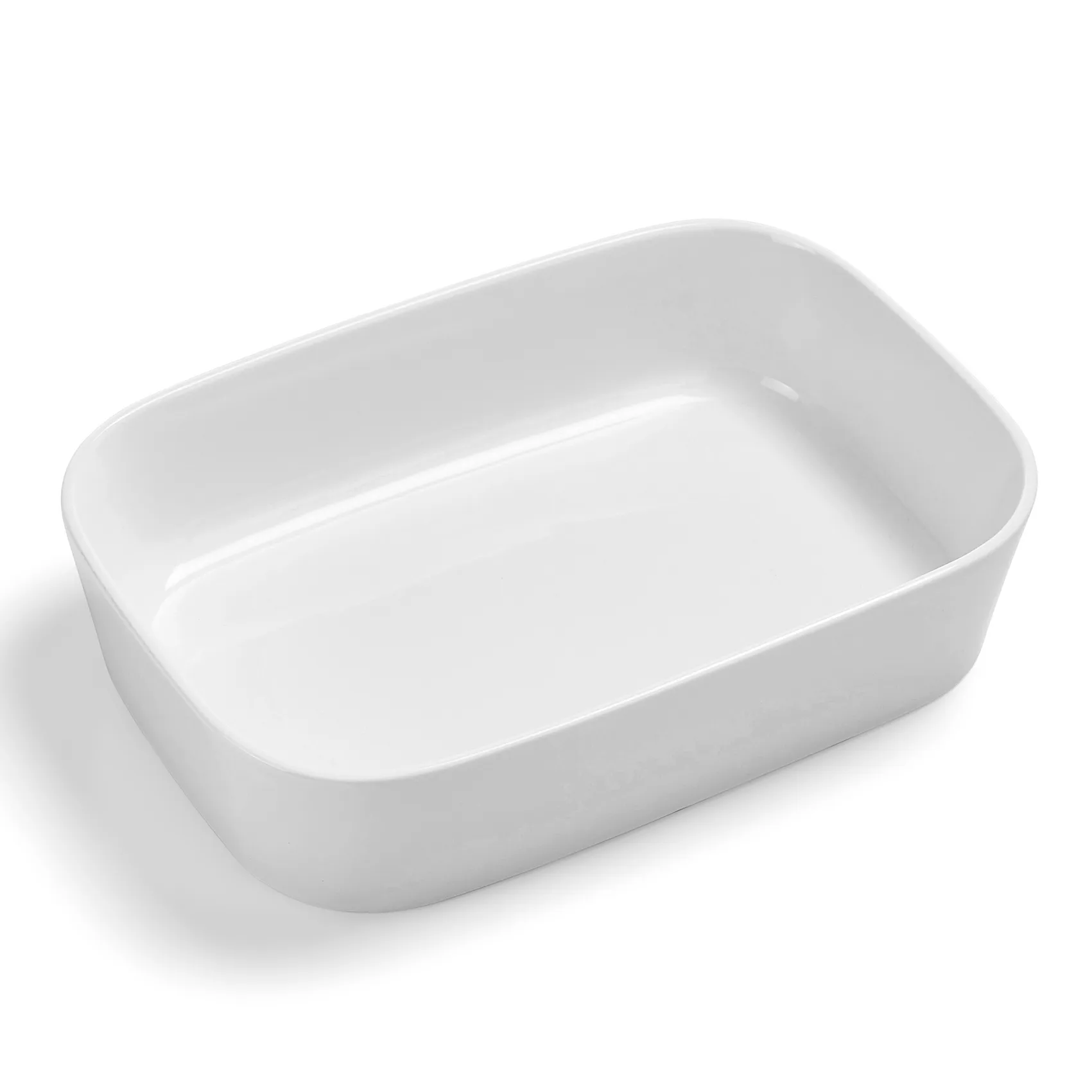 Modula ildfast fat 30x21 cm, Hvit Rosti