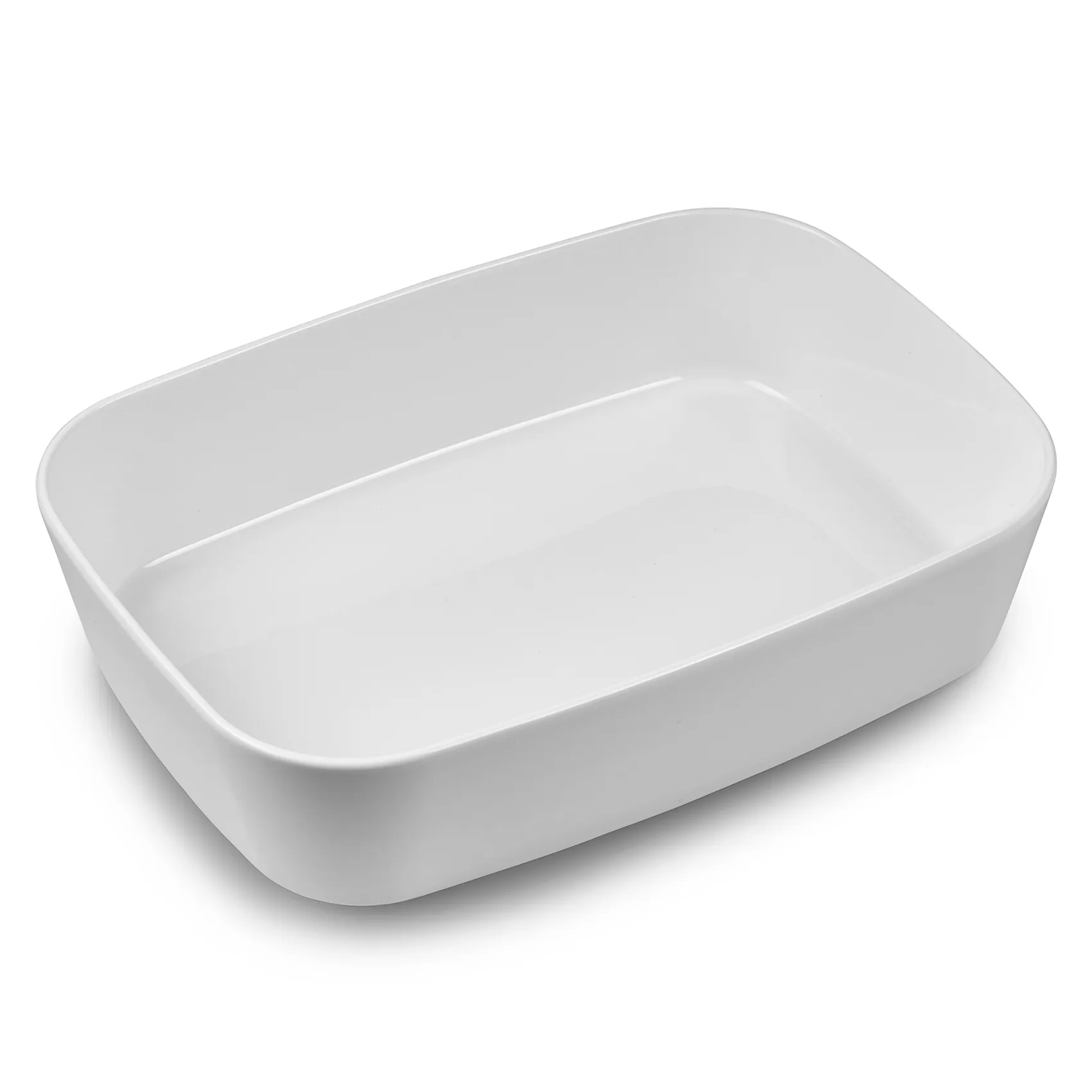Modula ildfast fat 35x25 cm, Hvit Rosti