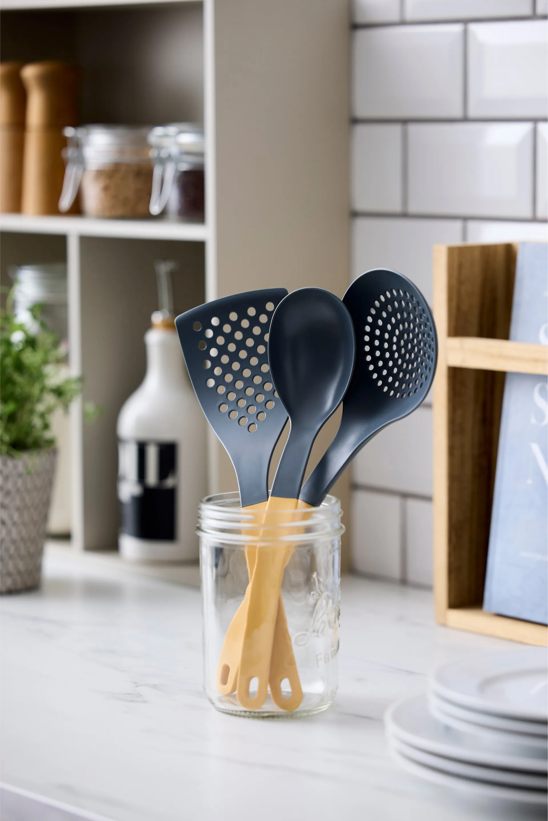 Optima kjøkkenredskap 2, 3 deler, Curry nylon Rosti