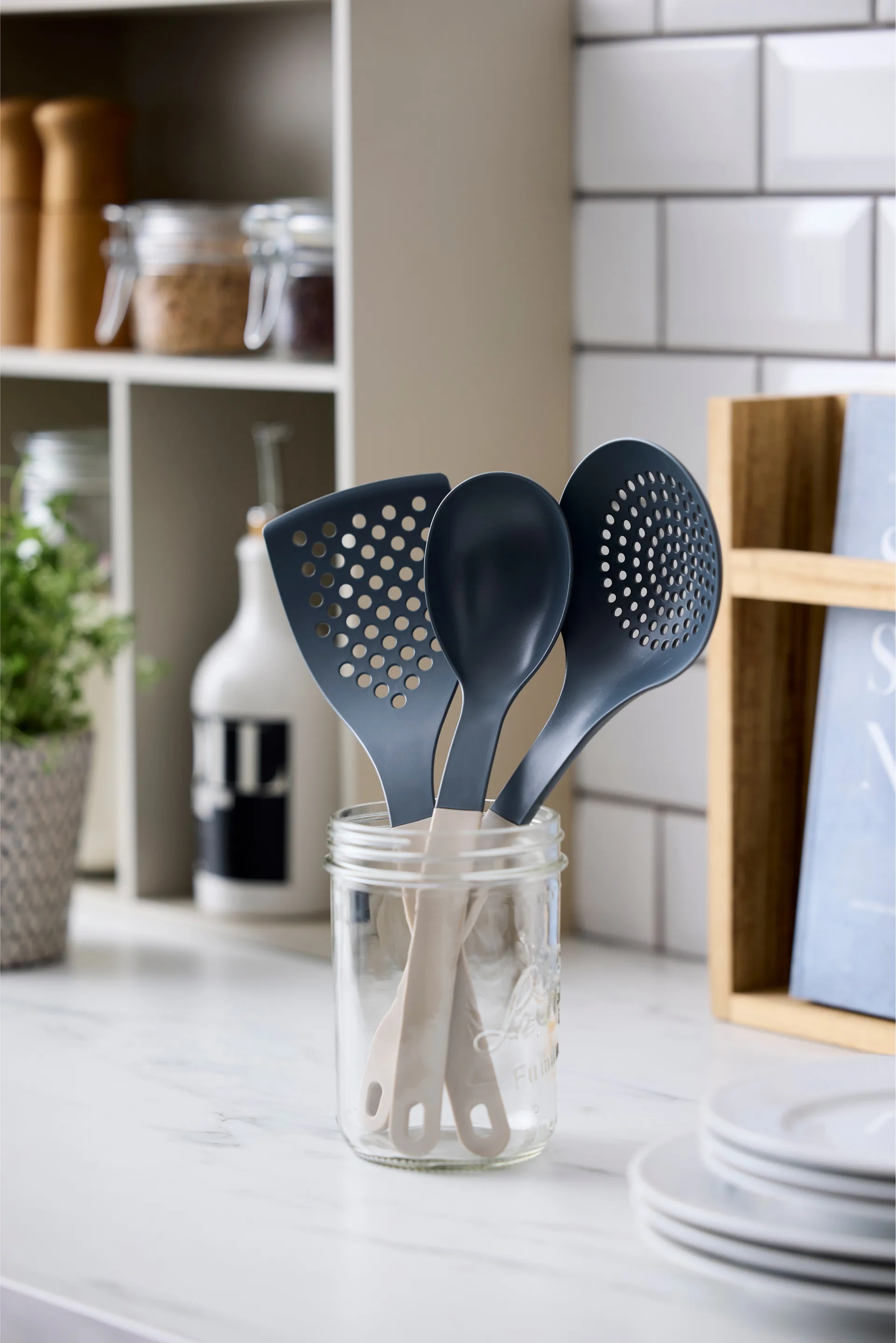 Optima kjøkkenredskap 2, 3 deler, Humus nylon Rosti