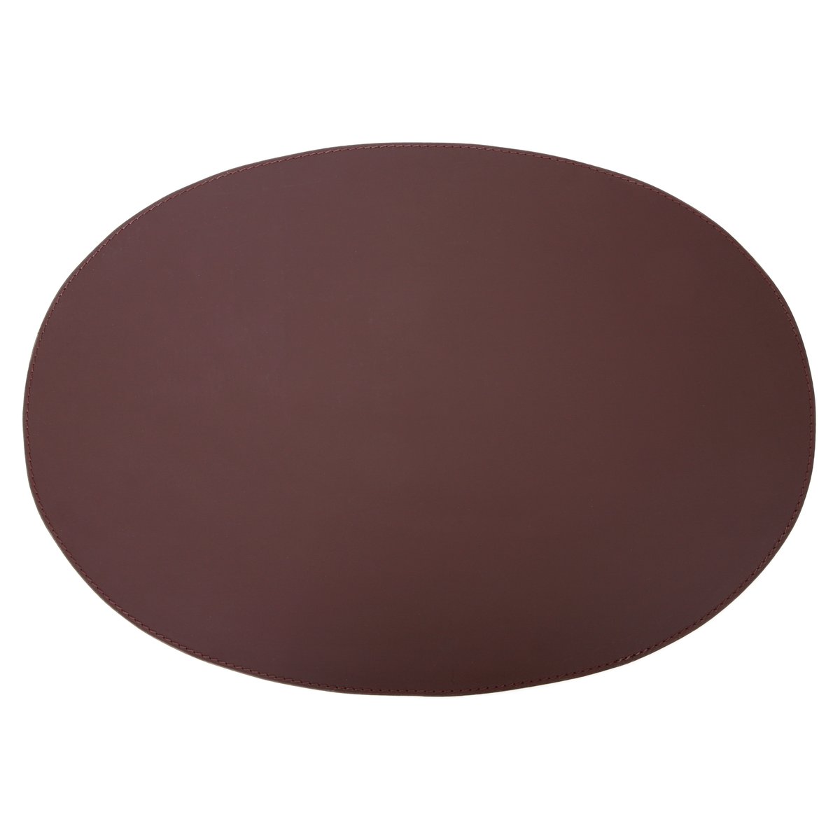 Ørskov Ørskov spisebrikke skinn oval 47x34 cm Brun