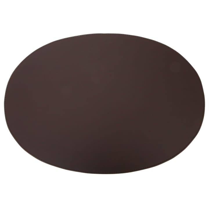 Ørskov spisebrikke skinn oval 47x34 cm, Chocolate Ørskov
