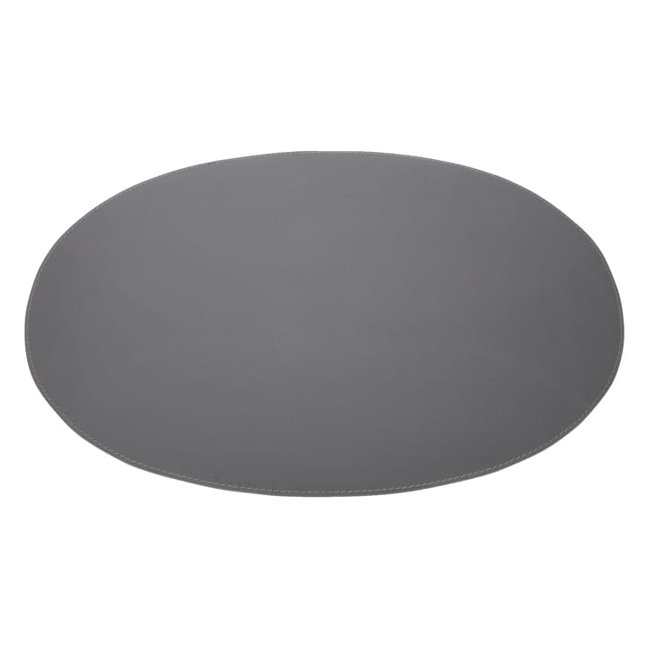 Ørskov spisebrikke skinn oval, mørk grå Ørskov