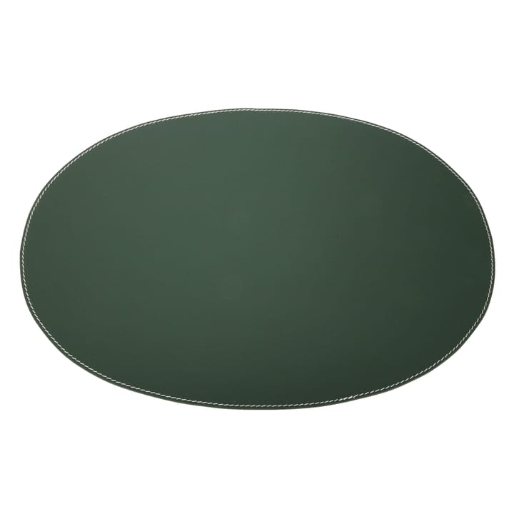 Ørskov spisebrikke skinn oval, mørk grønn Ørskov