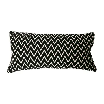Zigzag putetrekk 30x60 cm - sort - Ørskov